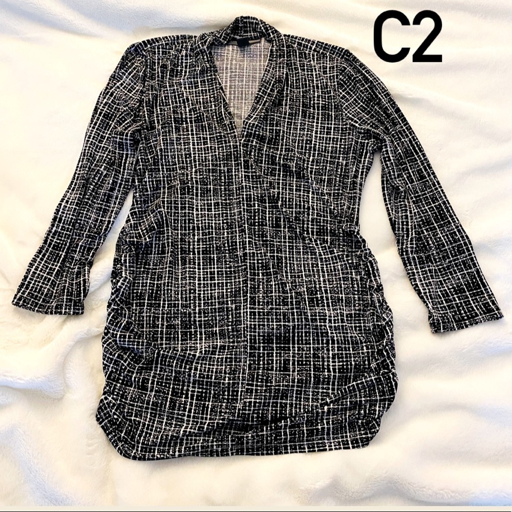 Black & White Maternity Top